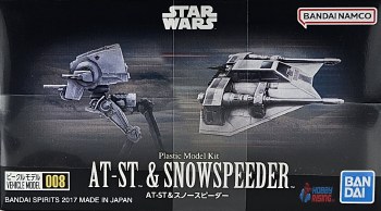 1/144 AT-ST &amp; Snowspeeder 008 Plastic Model Kit