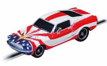 Ford Mustang 67 - Stars n Stripes Slot Car