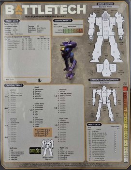 BattleTech: Premium Record Sheet - Mercenaries