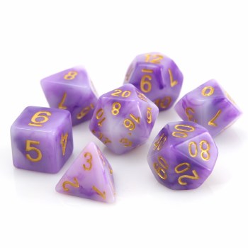 7-Set Amethyst w/ Gold