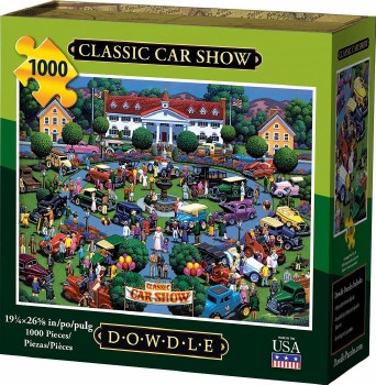 Classic Car Show 1000pc Puzzle