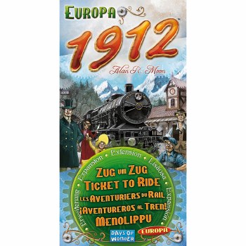 Ticket To Ride Game: Europa 1912 Expansion