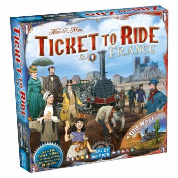 Ticket to Ride Game: France &amp; Old West Map 6