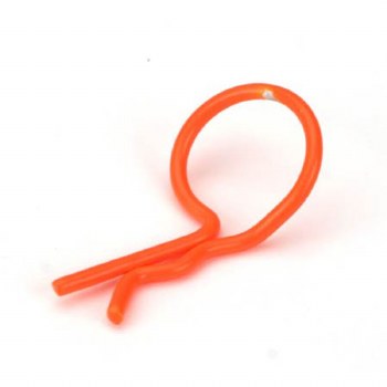 Bent Body Clips - Orange (8)