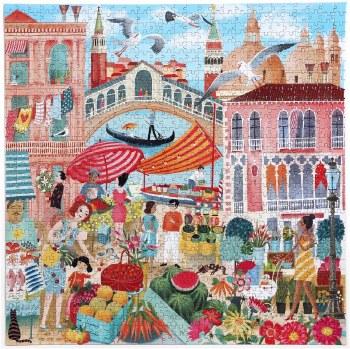 Square: Venice Open Market - 1000pc Puzzle