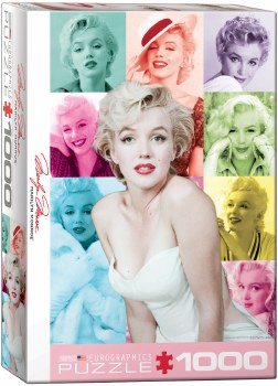 Marilyn Monroe Color Portraits 1000pc Puzzle