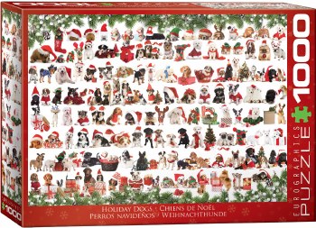 Holiday Dogs 1000pc Puzzle