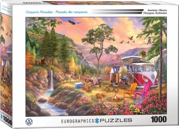 VW Camper's Paradise 1000pc Puzzle