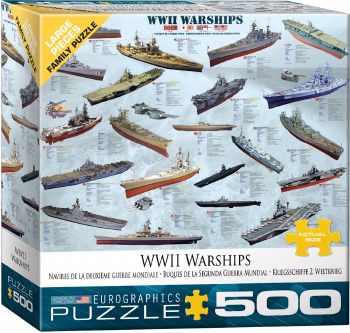 WWII War Ships 500pc Puzzle