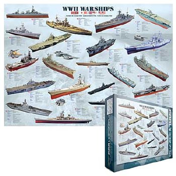 World War II Warships 1000pc Puzzle