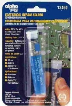 Rosin Flux Core Lead Solder - 60/40 .050 Dia.