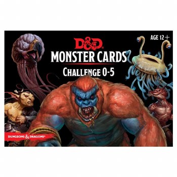 D&amp;D Monster Cards: Level 0-5