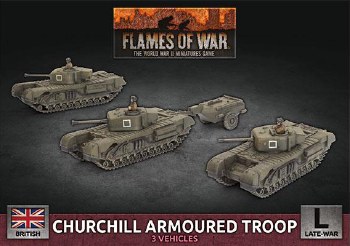 FOW Churchill Armoured Troop