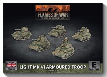 FOW Vickers Light MK VI Armoured Troop