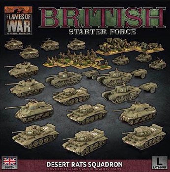 FOW British Starter Force Desert Rats Squadron