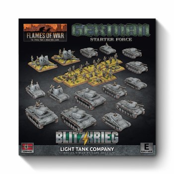 FOW German Starter Force Blitzkrieg Light Tank Company