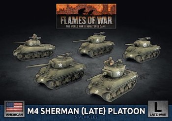 FOW M4 Sherman (Late) Tank Pla