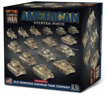 FOW American Old Ironsides Sherman Tank Company Starter Force