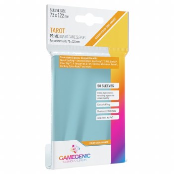 Prime Board Game Sleeves: Tarot Orange 72x122mm