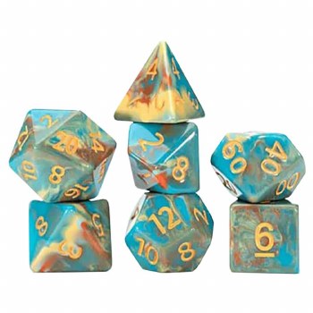 7-set Cube: Van Gogh Self Portrait Dice Set