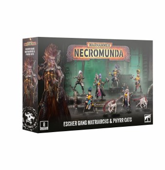 Necromunda: Escher Gang Matriarchs and Phyrr Cats