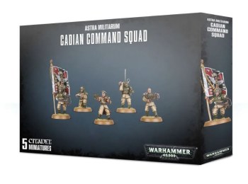 Astra Militarum: Cadian Command Squad (previous edition)