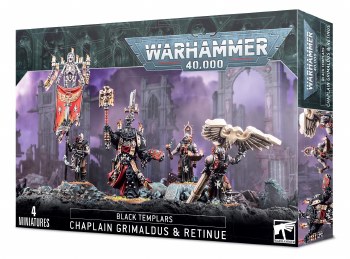 Black Templars: Chaplain Grimaldus and Retinue