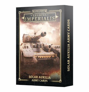 Legions Imperialis: Solar Auxilia Army Cards Pack