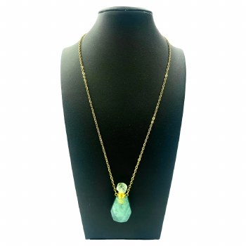 Necklace: Potion bottle: Green