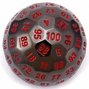 d100: Metal Titan's Fist Black