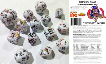 Rainbow Blast Unleashed Arcana Dice Set