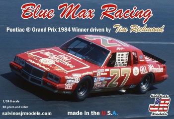 1/24 Blue Max Racing 1984 Pontiac Grand Prix Winner Plastic Model Kit