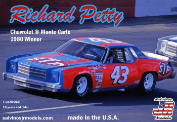 1/25 Richard Petty's 1980 Chevrolet Monte Carlo Plastic Model Kit