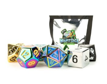 Mystery Misfit 7-set Metal Dice