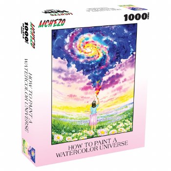 How to Paint a Watercolor Universe 1000pc Puzzle