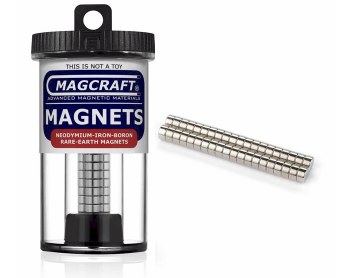 Magnets: 1/4" x 1/8" Rare Earth Disc