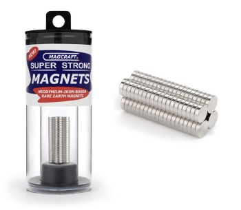 Magnets: 1/4&quot; x 1/16&quot; Rare Earth Disc