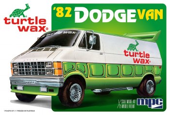 1/25 82' Dodge Custom (Turtle Wax) Van Plastic Model Kit