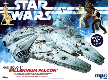 1/72 Star Wars A New Hope Millennium Falcon Model Kit