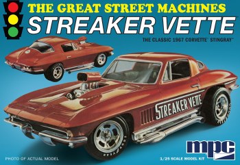 1/25 1967 Chevy Corvette Stingray &quot;Streaker Vette&quot;  Model Kit