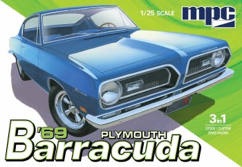 1/25 1969 Plymouth Barracuda Model Kit
