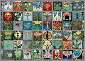 Art Nouveau Tiles 1000pc Puzzle