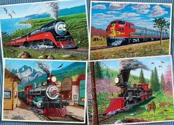 Historic Locomotives 1000pc Puzzle