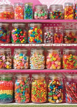 Candy Shelf 500pc Puzzle