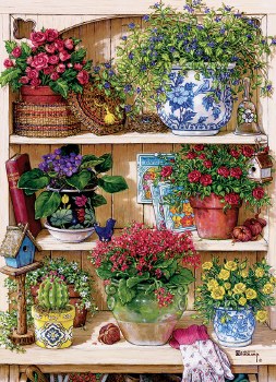 Flower Cupboard 500pc Puzzle