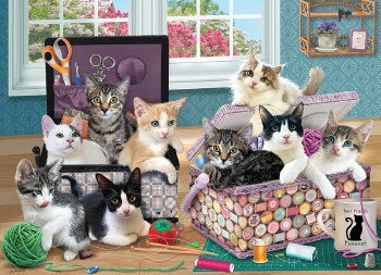 Crafty Kittens 500pc Puzzle