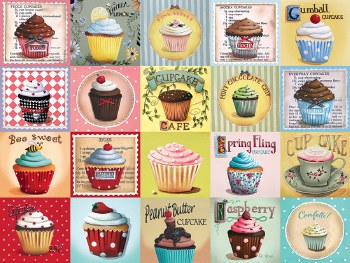 Cupcake Cafe Large Format 275pc Puzzle