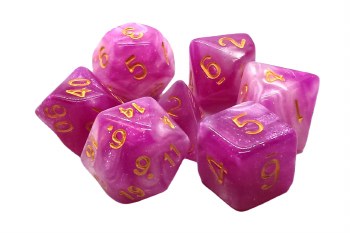7-set Galaxy - First Kiss Dice Set