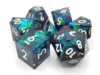 7-set Sharp Edged - Blitzar Dice Set
