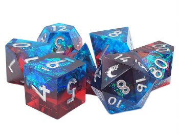 7-set Sharp Edged - American Hero Dice Set